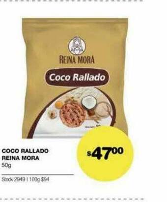 Atomo Conviene Coco Rallado Reina Mora oferta