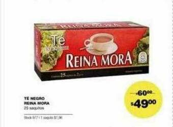 Atomo Conviene Té Negro Reina Mora oferta