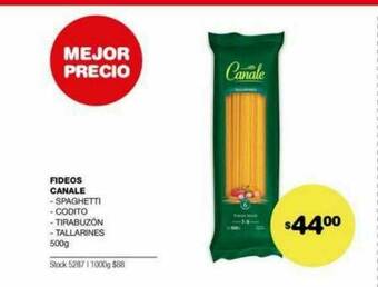 Atomo Conviene Fideos Canale oferta