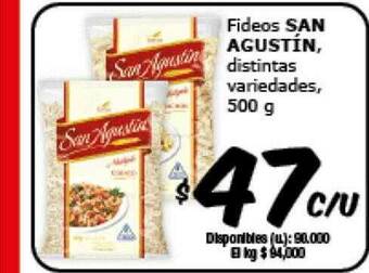 Cooperativa Obrera Fideos San Agustin oferta