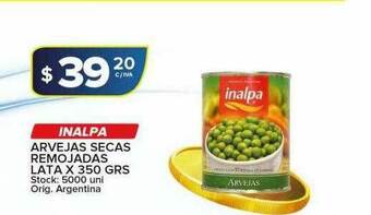 Carrefour Maxi Inalpa Arvejas Secas Remojadas oferta