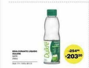 Atomo Conviene Edulcorante Líquido Dulkre oferta