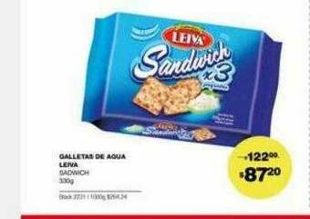 Atomo Conviene Galletas De Agua Leiva Sandwich oferta