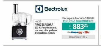 Cooperativa Obrera Procesadora Electrolux oferta