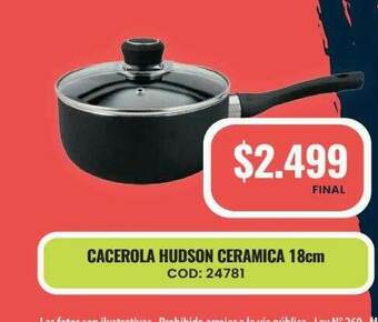 Maxiconsumo Cacerola Hudson Ceramica 18cm oferta