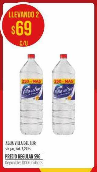 Supermercados Vea Agua Villa Del Sur oferta