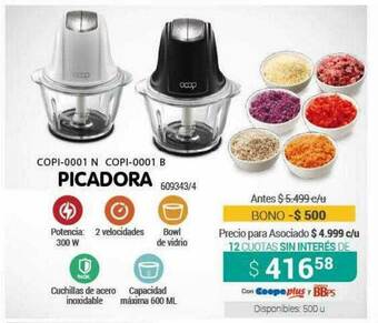 Cooperativa Obrera Picadora oferta