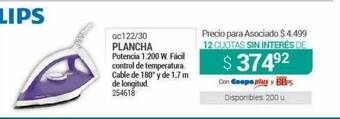 Cooperativa Obrera Philips Plancha oferta