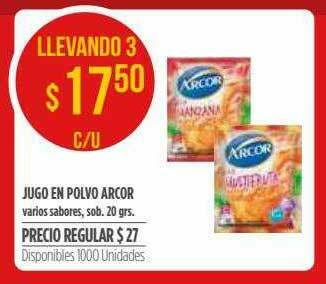 Supermercados Vea Jugo En Polvo Arcor oferta