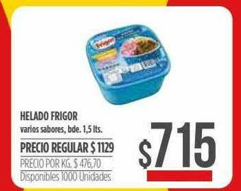 Supermercados Vea Helado Frigor oferta