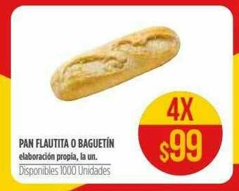 Supermercados Vea Pan Flautita O Baguetín oferta