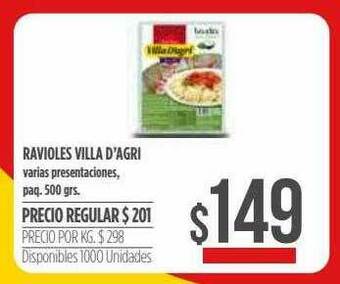 Supermercados Vea Ravioles Villa D'agri oferta
