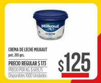 Supermercados Vea Crema De Leche Milkaut oferta