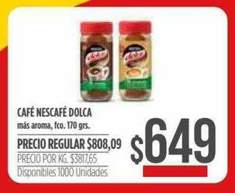 Supermercados Vea Café Nescafé Dolca oferta