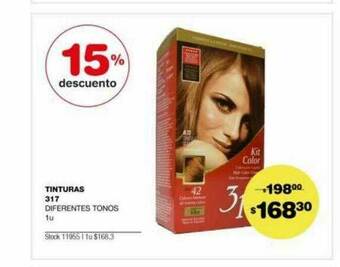 Atomo Conviene Tinturas 317 15% Descuento oferta