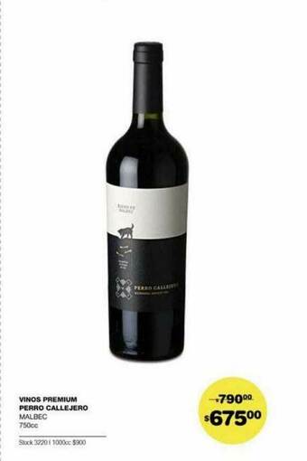 Atomo Conviene Vinos Premium Perro Callejero Malbec oferta