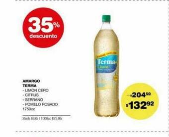 Atomo Conviene Amargo Terma 35% Descuento oferta