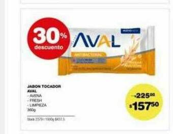 Atomo Conviene Jabon Tocador Aval 30% Descuento oferta