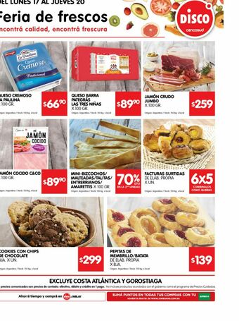 Disco Queso cremoso oferta