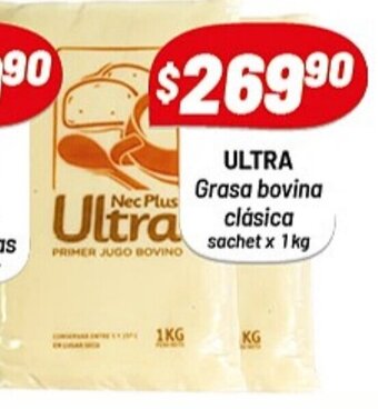 Almacor Ultra Grasa bovina clásica sachet x 1kg oferta
