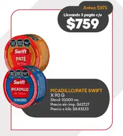Supermercados Tadicor Swift picadillo/paté oferta