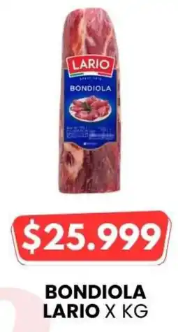 Autoservicio Capo Lario bondiola oferta