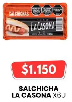 Autoservicio Capo La casona salchicha oferta