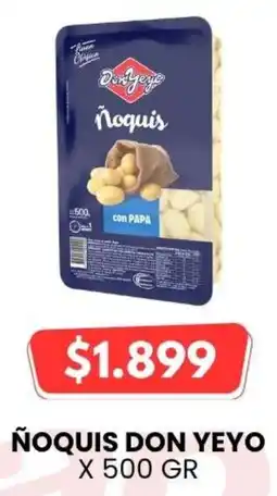Autoservicio Capo Don yeyo ñoquis oferta