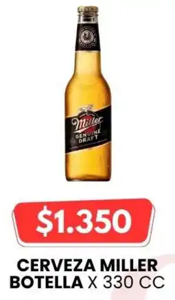 Autoservicio Capo Miller cerveza botella oferta