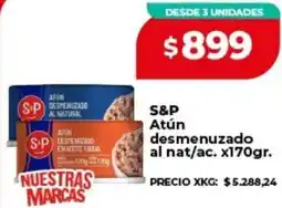 Supermayorista Vital S&P atún desmenuzado al nat/ac. oferta
