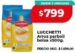 Supermayorista Vital Lucchetti arroz parboil bolsa oferta