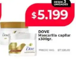 Supermayorista Vital Dove mascarilla capilar oferta