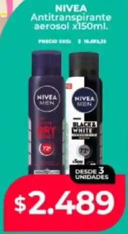 Supermayorista Vital Nivea antitranspirante aerosol oferta
