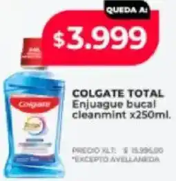 Supermayorista Vital Colgate total enjuague bucal cleanmint oferta