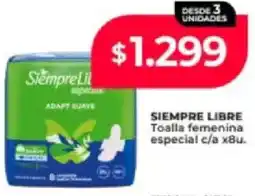 Supermayorista Vital Siempre libre toalla femenina especial c/a oferta
