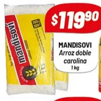 Almacor Mandisovi Arroz doble carolina 1kg oferta