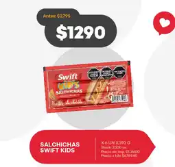 Supermercados Tadicor Salchichas swift kids oferta