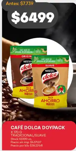 Supermercados Tadicor Café dolca doypack oferta