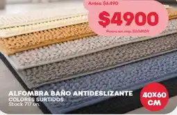 Supermercados Tadicor Alfombra baño antideslizante oferta