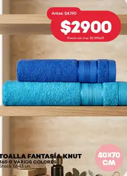 Supermercados Tadicor Toalla fantasía knut oferta