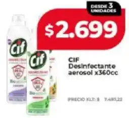 Supermayorista Vital Cif desinfectante aerosol oferta