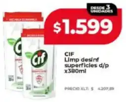 Supermayorista Vital Cif limp desinf superficies d/p oferta