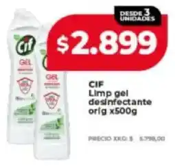 Supermayorista Vital Cif limp gel desinfectante orig oferta