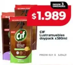 Supermayorista Vital Cif lustramuebles doypack oferta