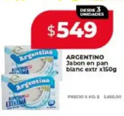 Supermayorista Vital Argentino jabon en pan blanc extr oferta