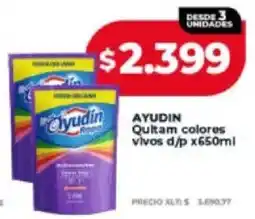 Supermayorista Vital Ayudín quitam colores vivos d/p oferta