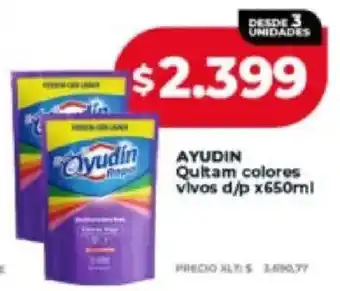 Supermayorista Vital Ayudín quitam colores vivos d/p oferta