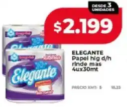 Supermayorista Vital Elegante papel hig d/h rinde mas oferta