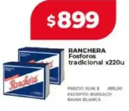 Supermayorista Vital Ranchera fosforos tradicional oferta