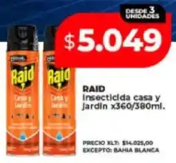 Supermayorista Vital Raid insecticida casa y jardin oferta